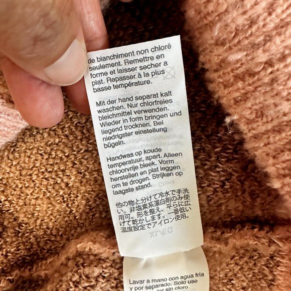 Madewell Sweater in Leopard Womens XL Shrunken Pullover Pink Animal Print - Picture 9 of 16